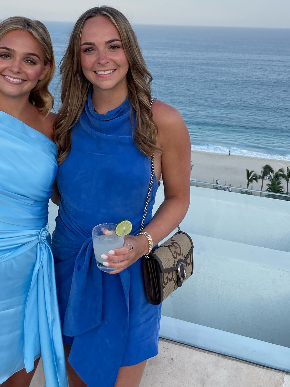 Elliatt Blue Tie Romper